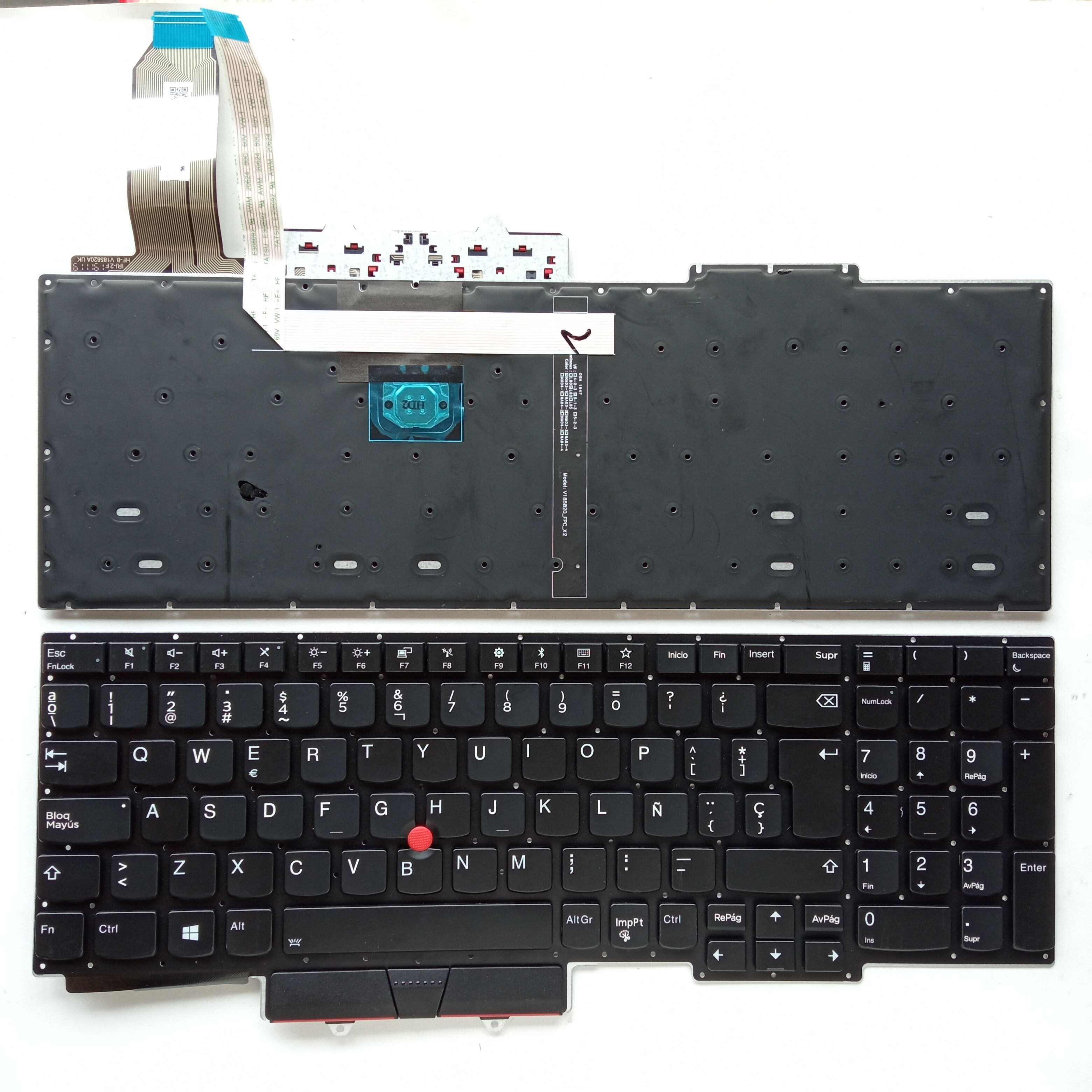Picture of New Replacement Laptop Keyboard For IBM E15 Generation/E15 GEN1 BLACK With Point Backlit (OEM) SP Layout